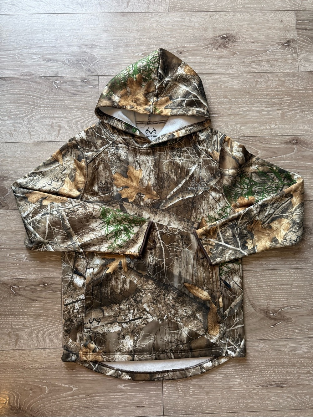 Realtree Camo Hoodie - Brown/Green Camouflage